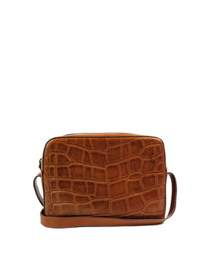 Sue Cognac Croco Classic Leather
